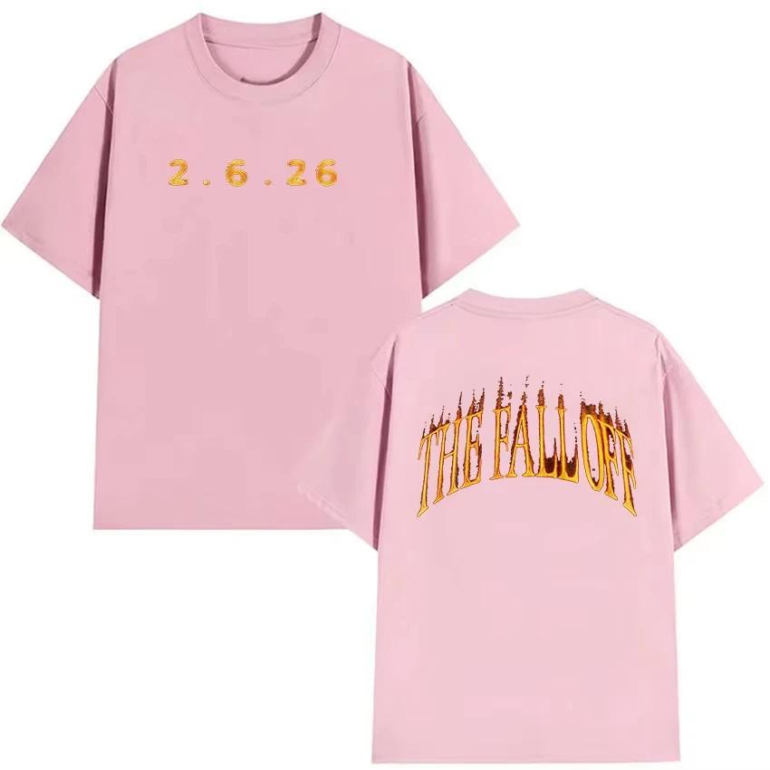 Cole The Fall Off Album Graphic T Shirts Men Women Vintage Pure Cotton T-shirt Hip Hop Gothic Clothing T-shirt