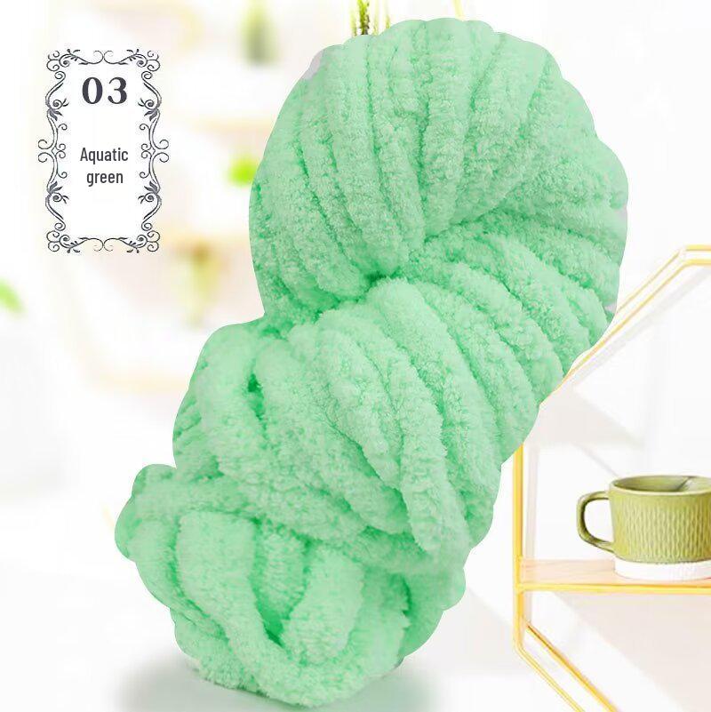 Pătură Croșetată din Fire de Gheață Pufoase Extra Groase - DIY Caldă Calitate Handmade