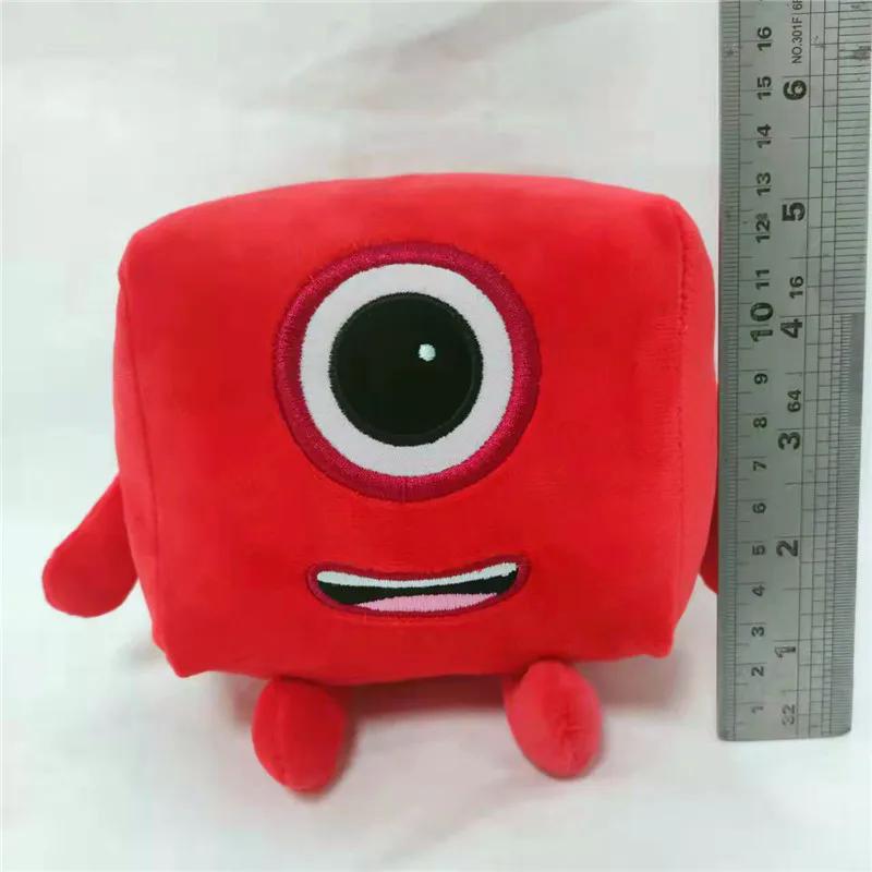 14-18Cm Cartoon Number Plush Doll Toys Educational Stuffed Movie Anime Kids Early Childhood Birthday Christmas Gift