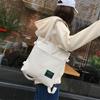 Ins Multi-purpose Women's Korean Version Shoulder Canvas Bag, Fashion and Art Messenger Tote Bag, Backpack, Make-up Lesson Canvas Bag
