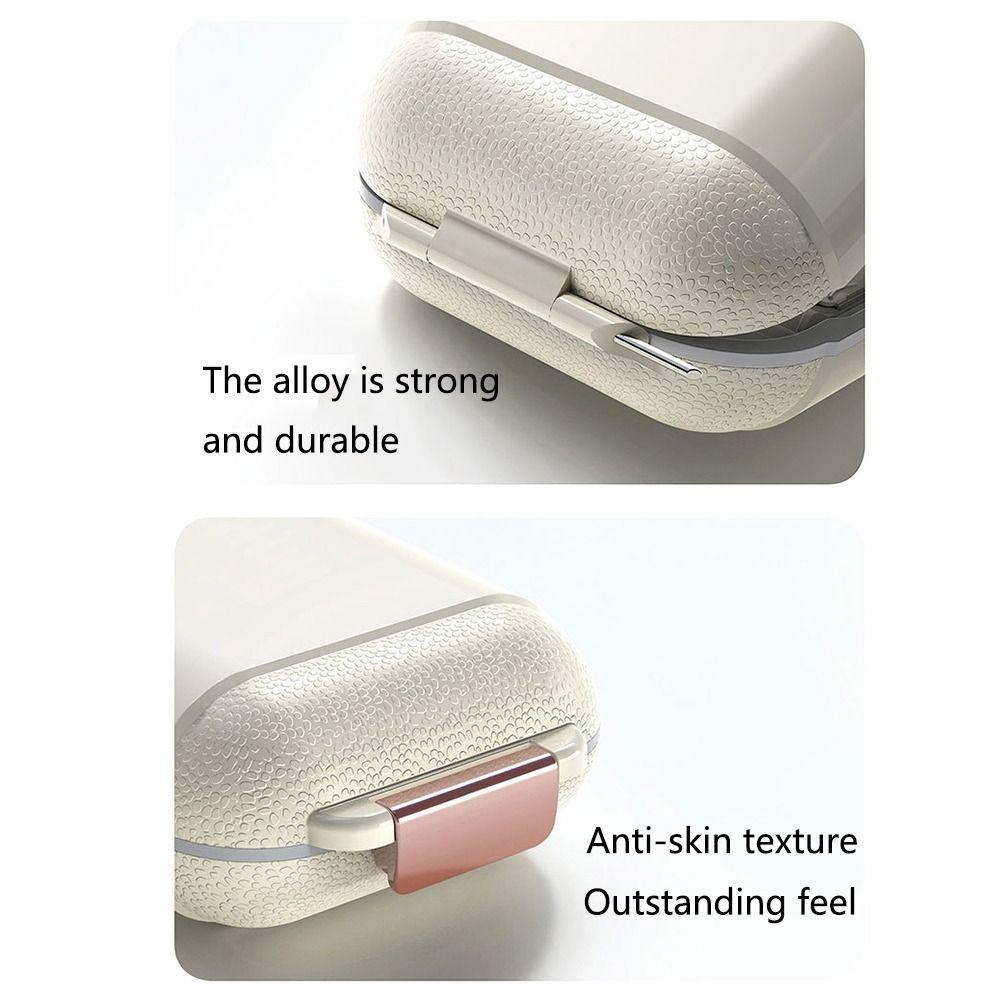 7 Compartment Small Pill Case Portable Travel Pill Organizer Pretty Compact Medicine Holder Home