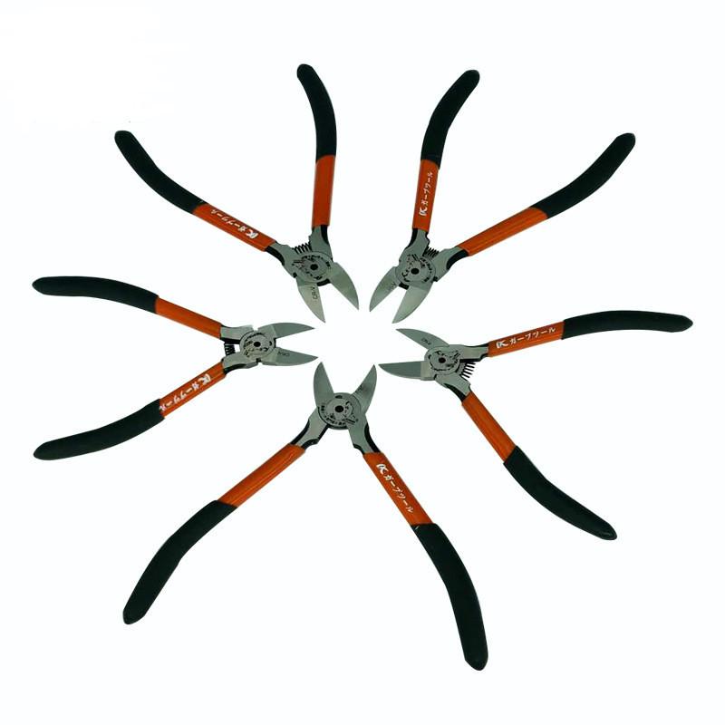 Kapusi 5" & 6" Industrial-Grade Non-Slip Chrome Vanadium Steel Oblique Pliers & Electronic Wire Cutters