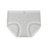 Women Mid Waist Antibacterial Full Cotton Crotch Breathable Seamless Triangle Underwear