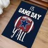 Dallas Cowboys Print Area Rug - Soft, Washable Non-Slip Indoor Mat for Office Chairs, Living Room, Home Office Decorative Rug