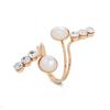 European & American Style Cat Eye Rhinestone Crystal Alloy Ring