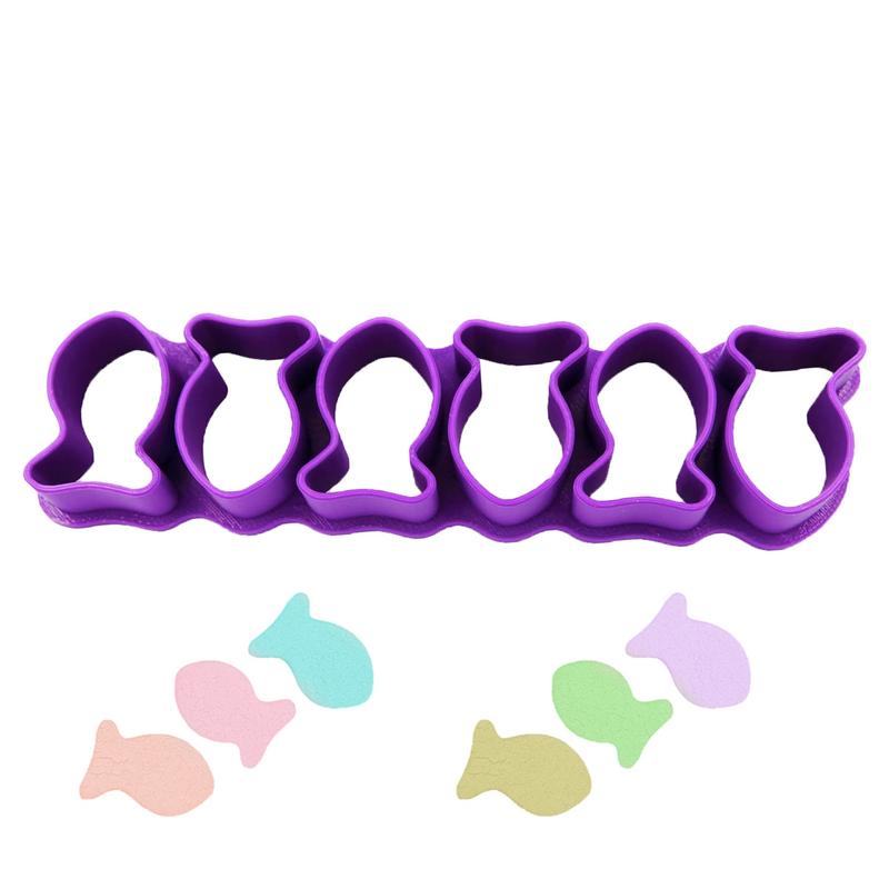 Cortador de Galletas de Pescado Molde para Hornear 6PCS Lindo Molde para Hornear Cortador de Pez Dorado Sello para Galletas Forma de Dibujo Animado 3D Reutilizable Accesorios de Cocina