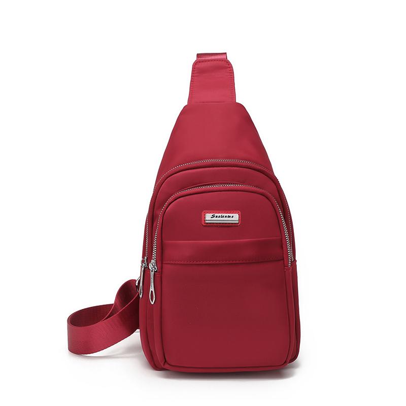 Dámská náprsní taška, taška přes rameno, crossbody taška, sportovní vícevrstvá taška