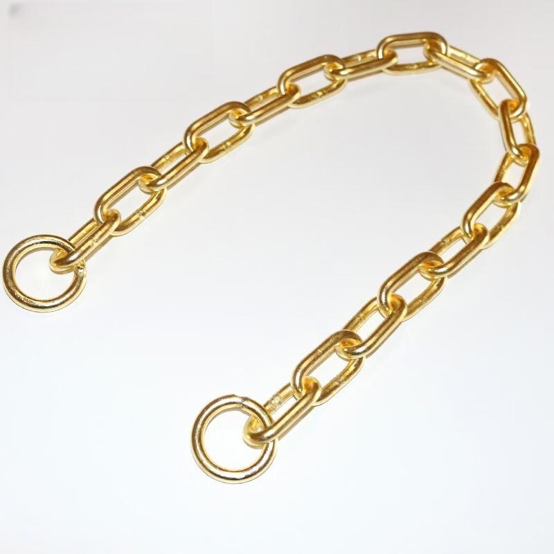 Solid Copper Outdoor Padlock with Chain