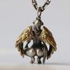 Ka Yi Trendy Angel & Devil Necklace Pendant for Men and Women - Fashionable Sweater Chain