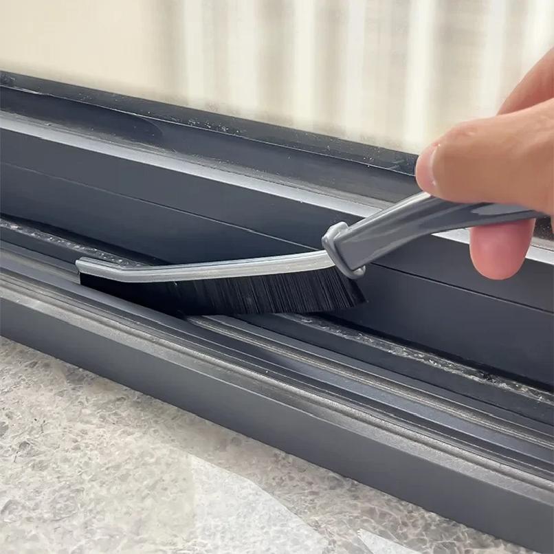 Gap Cleaning Brush Hard Bristled Crevice Cleaning Brush for Stiff Angled Bristles Tile Bathroom Kitchen Toilet Cleaning Tool