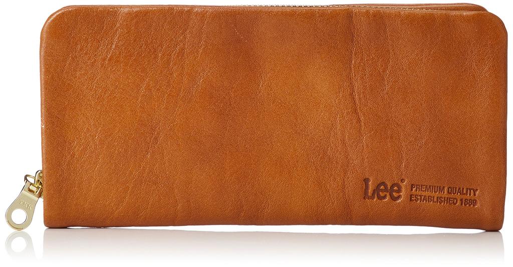 Lee Premium Italian Soft Round Brown Wallet, Leather, Zipper,