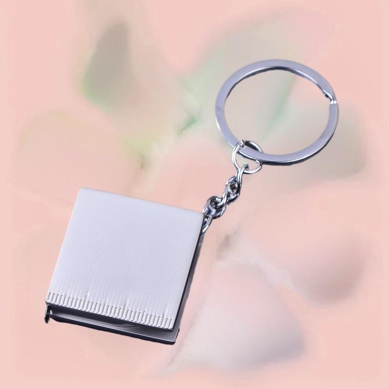HOT 1/2PCS Key Ring Pull Ruler DIY Hand Gauging Tools Tape Measure Keychain Portable Measuring Tools Retractable Rule