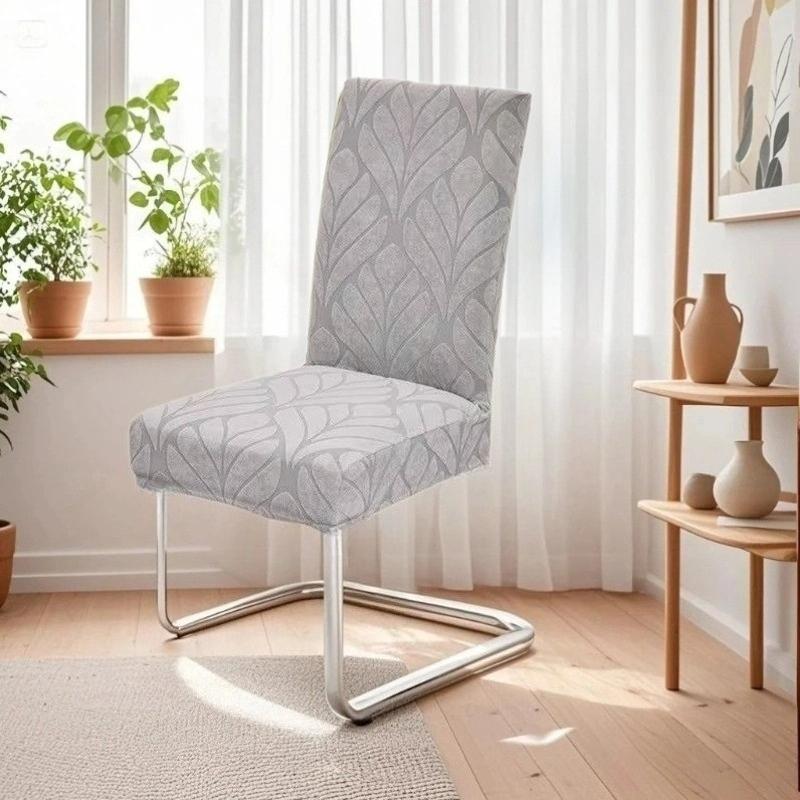 1/2/4/6pcs Jacquard Dining Room Chair Cover Stretch Seat Protector Universal Chair Slipcovers for Wedding Party housse de chaise