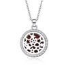 In-Stock Aromatherapy Hollow Diamond Pendant Necklace