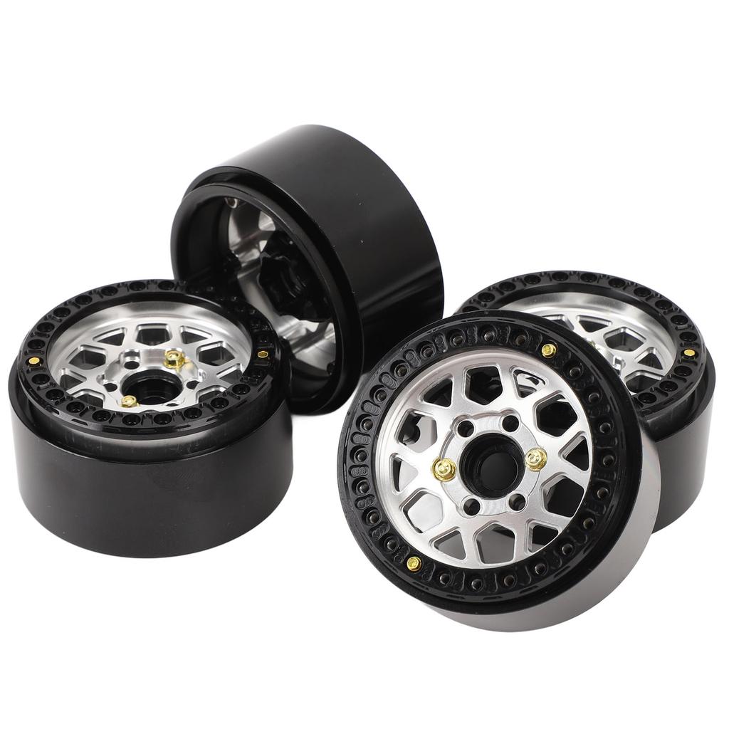 RC Vehicle Wheels Rims Aluminum Alloy 110 Scale 1.9in Metal Wheel Hub for Remote Control Car Model
