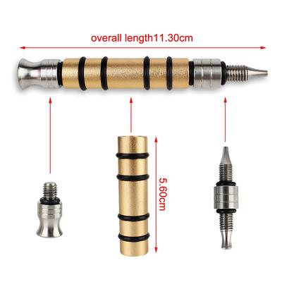 Auto-Beulenreparaturwerkzeug unlackiert Titanlegierung Hebewerkzeug Blechbeulenreparaturwerkzeug mit Magnet Schlagstift Hammer-Set
