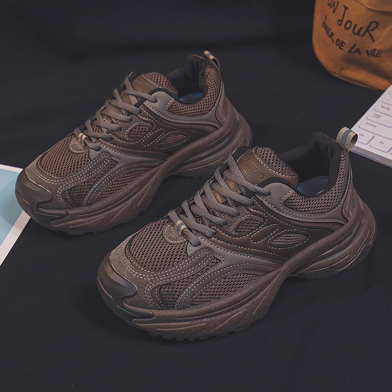 Fashion Ins Trendy Dad Shoes Light Running Shoes Summer Casual Sneaker Mesh Breathable White Shoes for Women