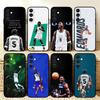 B-Basketball A-Anthony E-Edwards Phone Case For Samsung A73,72,71,A52,51,40,41,A22,A32,31,A13, Soft Black Shell
