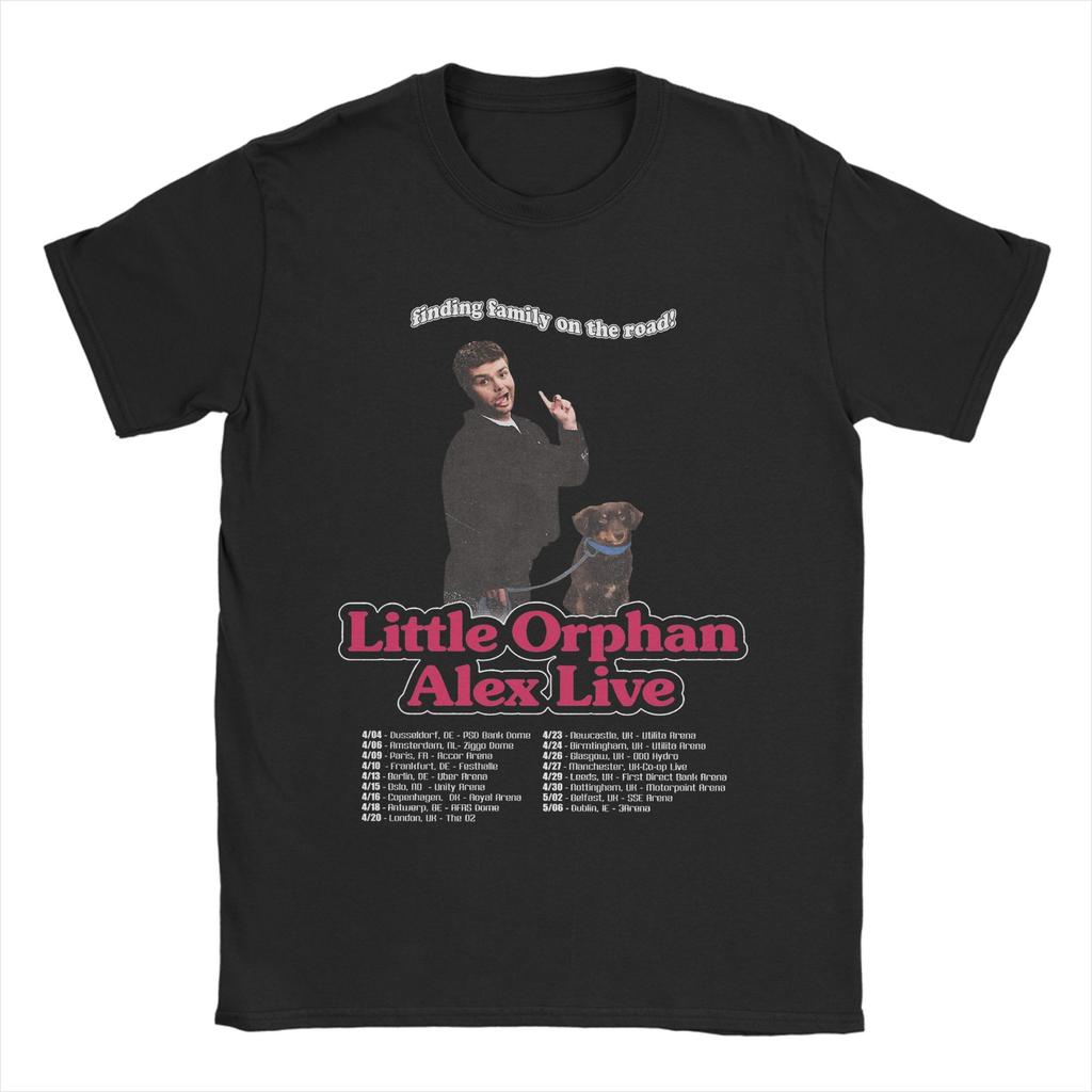 Alex Warren Singer T Shirt for Unisex Pure Cotton Unique TShirts O Neck Tee Shirt Short Sleeve Clothing Adult