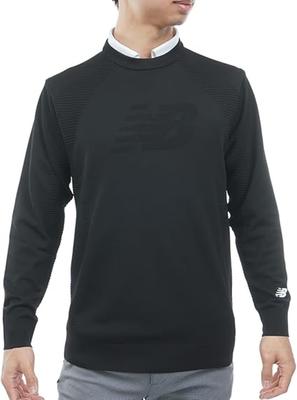 Golf Crew Neck Knit 4 (Stretchable, Basic) / Men's / 012-6170001 010_Black [M]