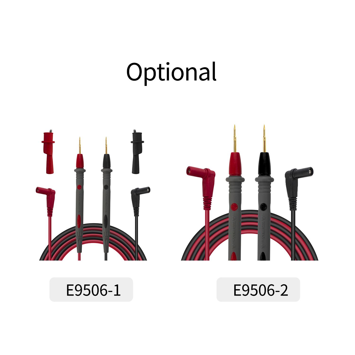 

Electronic Test s Test Probes Multimeter s with Crocodile Clips Gold Plated Super Sharp Tips Silicone Test Lines