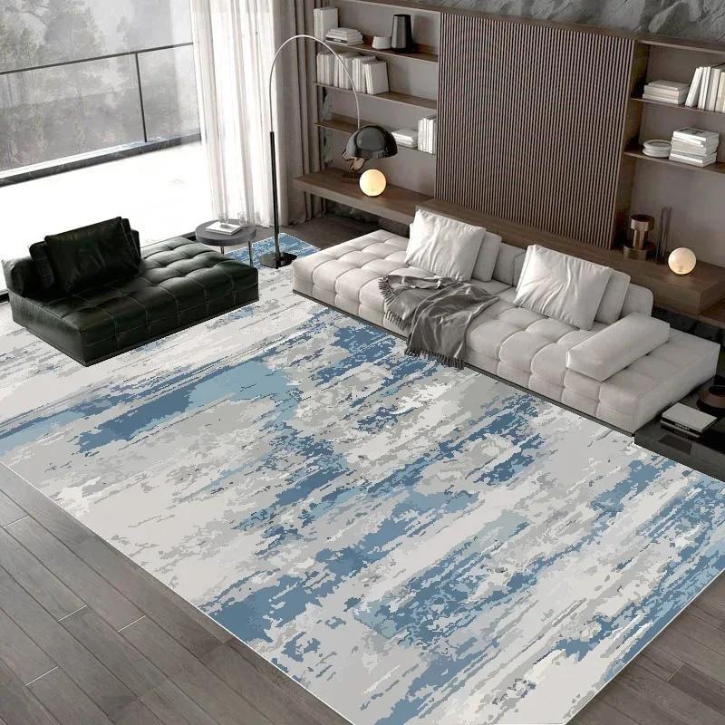 Modern Light Luxury Carpet for Living Room Decoration Bedroom Carpets Large Size Minimalism Rug Non-slip Children's Play Mat