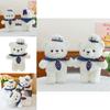 Cute Cartoon Sailor Suit Teddy Bear Plush Doll Children Companion Toy For Kids Gift And Collectors
