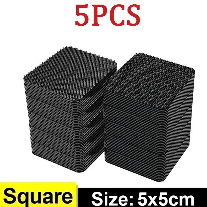 2/5/10Pcs Double Faced High Adhesive Car Carpet Pad Fixing Stickers Home Floor Anti Skid Fixed Patch Grip Tape Sticker