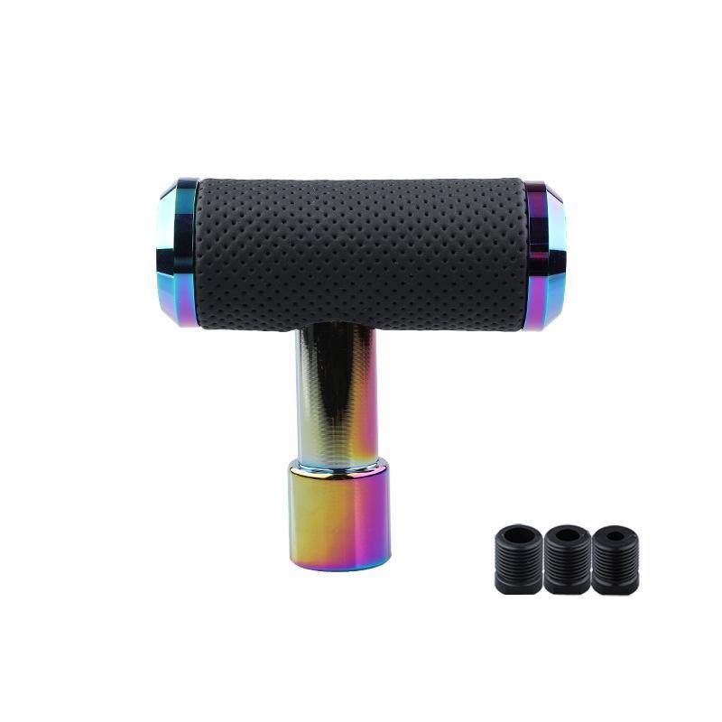 Gear Shift Knob Aircraft Joystick T-Handle Hammer Fit For At Mt Car Shifter Lever Handle Aluminum Alloy Car Accessories