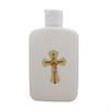 62KD Holy Water Bottle Religious Refillable Holy Water Container Baptisms Lotion Bottle with Screw Lid Catholic Accessories