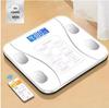 Smart Rechargeable Body Fat Scale: Precise, Durable, Compact Digital Weight Measurement