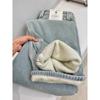 Ladies' Light Blue High Waist Plus Velvet Jeans - Warm, Straight Leg, Loose, Slimming, Versatile, Narrow to Wide Fit