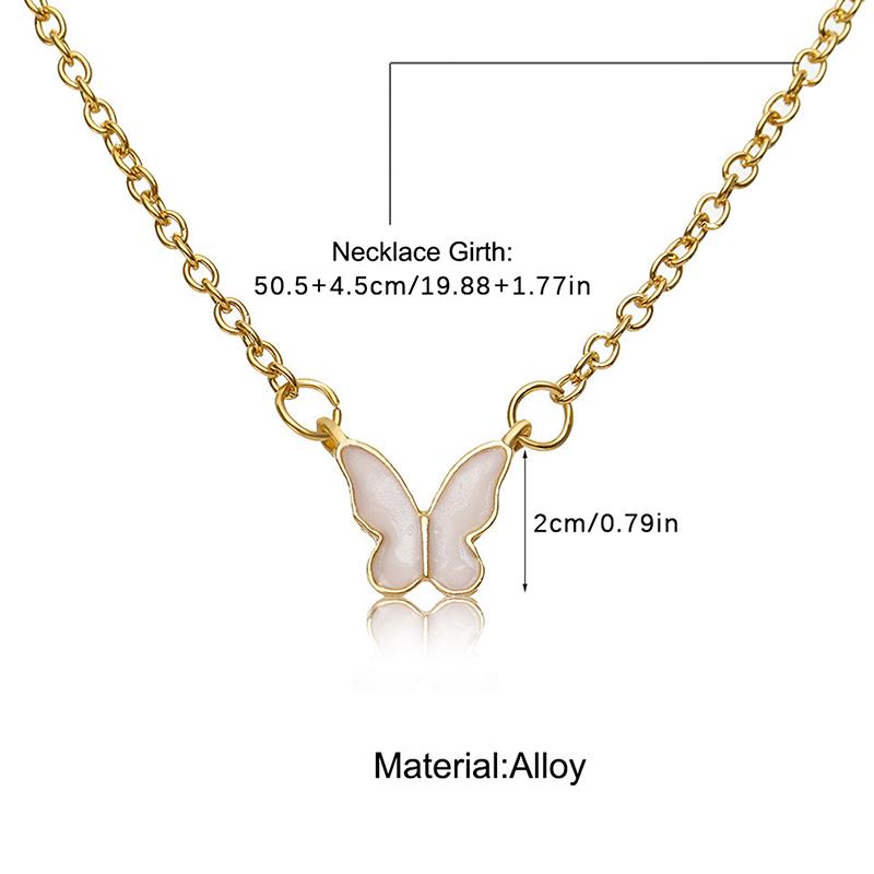 Luxusní motýl klíční kost náhrdelník elegantní temperamentní náušnice pro ženy šperky dárek