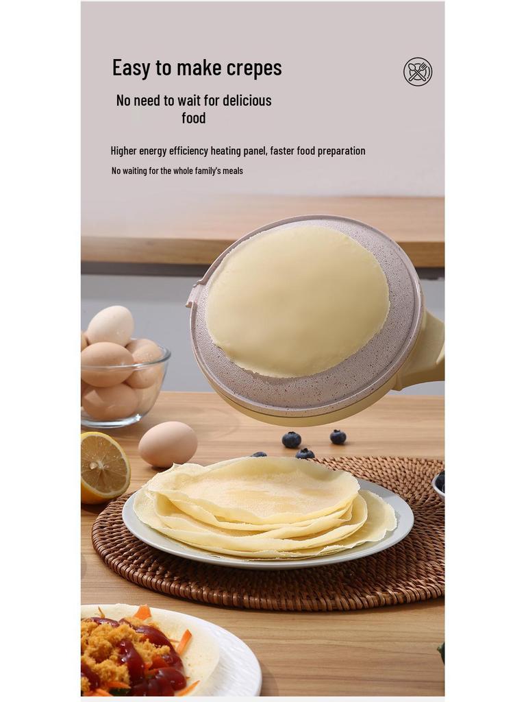 European Thin Pancake & Meat Grill Maker: Multi-functional, For Spring Roll & Thousand-Layer Wrapper