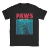 Paws Kitten Parody Funny Cat T Shirt Men 100 Cotton Cool TShirt O Neck  Tees Short Sleeve Clothes Gift Idea