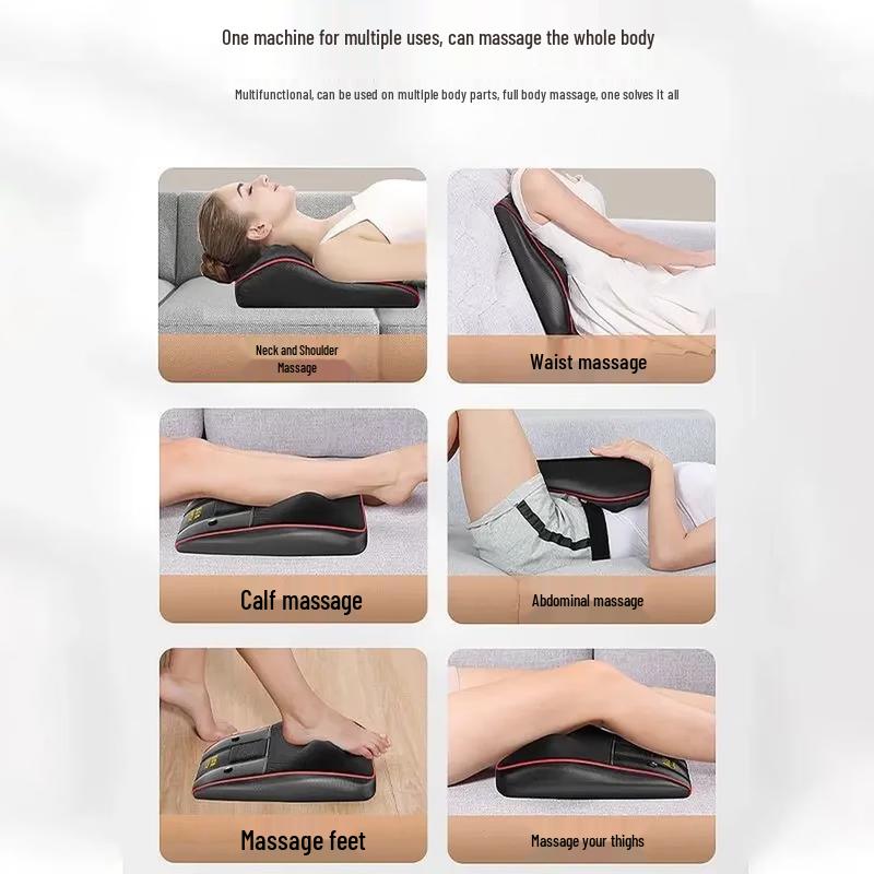 Chigo Smart Back & Waist Massage Cushion with Heat CN Plug (adapter Included)