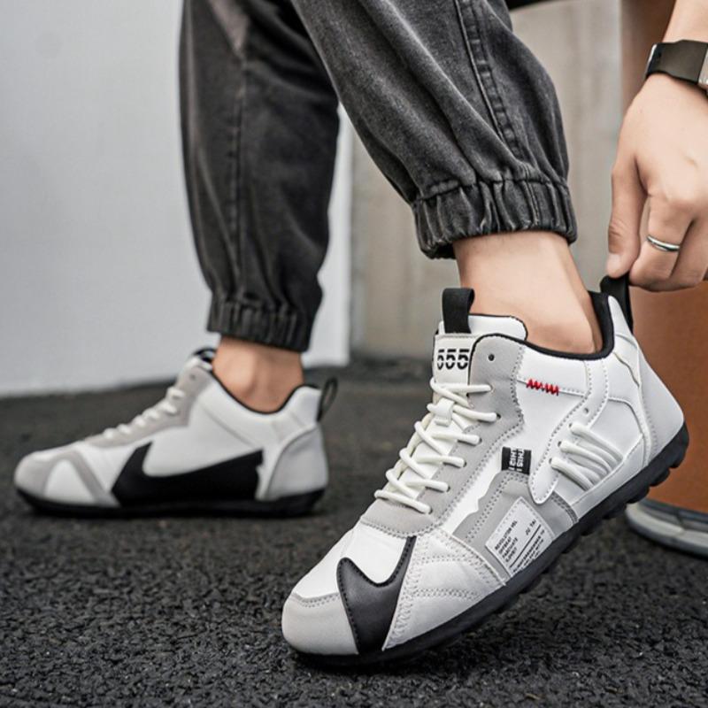 Fashion New Shoes for Men High Quality Leather Casual Shoe Luxury Tennis Shoes Comfort Sport Running Shoe Forrest Gump Shoes Men Sneaker