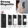 360° Rotating Ring Stand Phone Case for Samsung Galaxy Z Fold 7 6 5 Busine Magnetic Wireless Charging Carbon Fibre Protect Cover