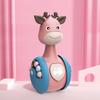 Sliding Deer Baby Tumbler Rattle Learning Education Toys Newborn Teether Infant Hand Bell Mobile Stroller Music Roly-poly Toy