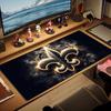 New Orleans Saints2 Druck Kissen Rutschfest Laptop Tablet Großes Mauspadd XXL Matte Mini-PC Spielmatte Mit Verriegeltem Rand