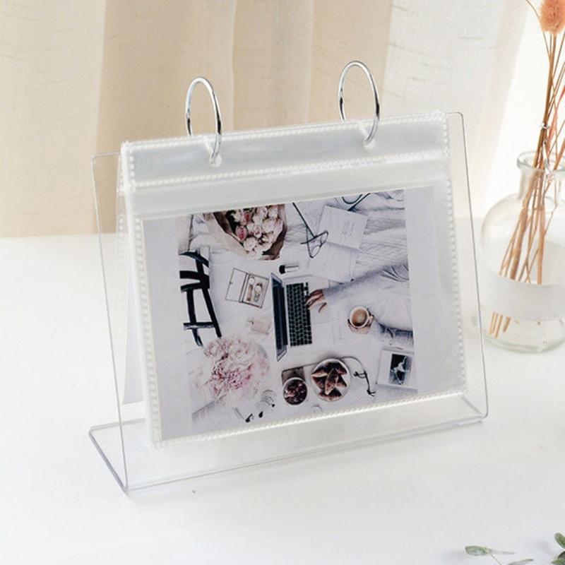 Premium Vertical DIY Photo Album Large Capacity for Ideal for Displaying Photos Postcards Stylish Acrylic Desk Ornaments