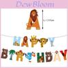 Re Leone Decorazioni Banner Festa di Compleanno per Bambini Simba Animazione Inserimenti per Torta Palloncini Festoni a Striscione