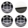 4Pcs Classic Blue White Car Wheel Center Hub Cap Sticker Emblem Badge Decal For BMW E46 E90 F10 F30 G20 X3 X5 50th Anniversary