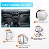 USA Flag Car Sun Shade Windshield Window Cover For Toyota LC250 Prado 2024+