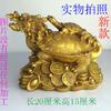 Dragon Head Mother and Child Turtle Yuanbao Money Ornament Copper Craft