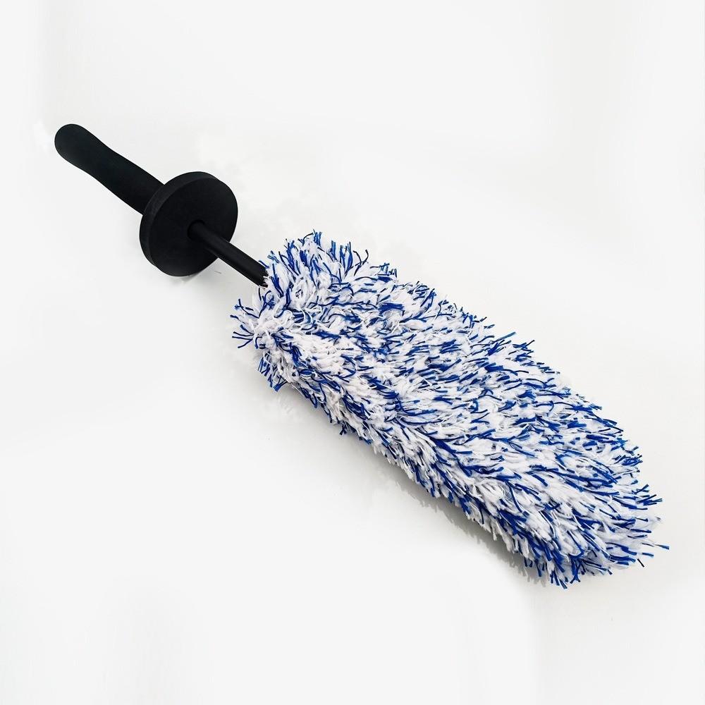 Car Wash Cleaning Brush, Blue and Flat Brush for Detailing and Vehicle Washing