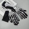 New Halloween Skeleton Gloves Creative Unisex Adult Full Finger Mittens Party Accessories Party Props