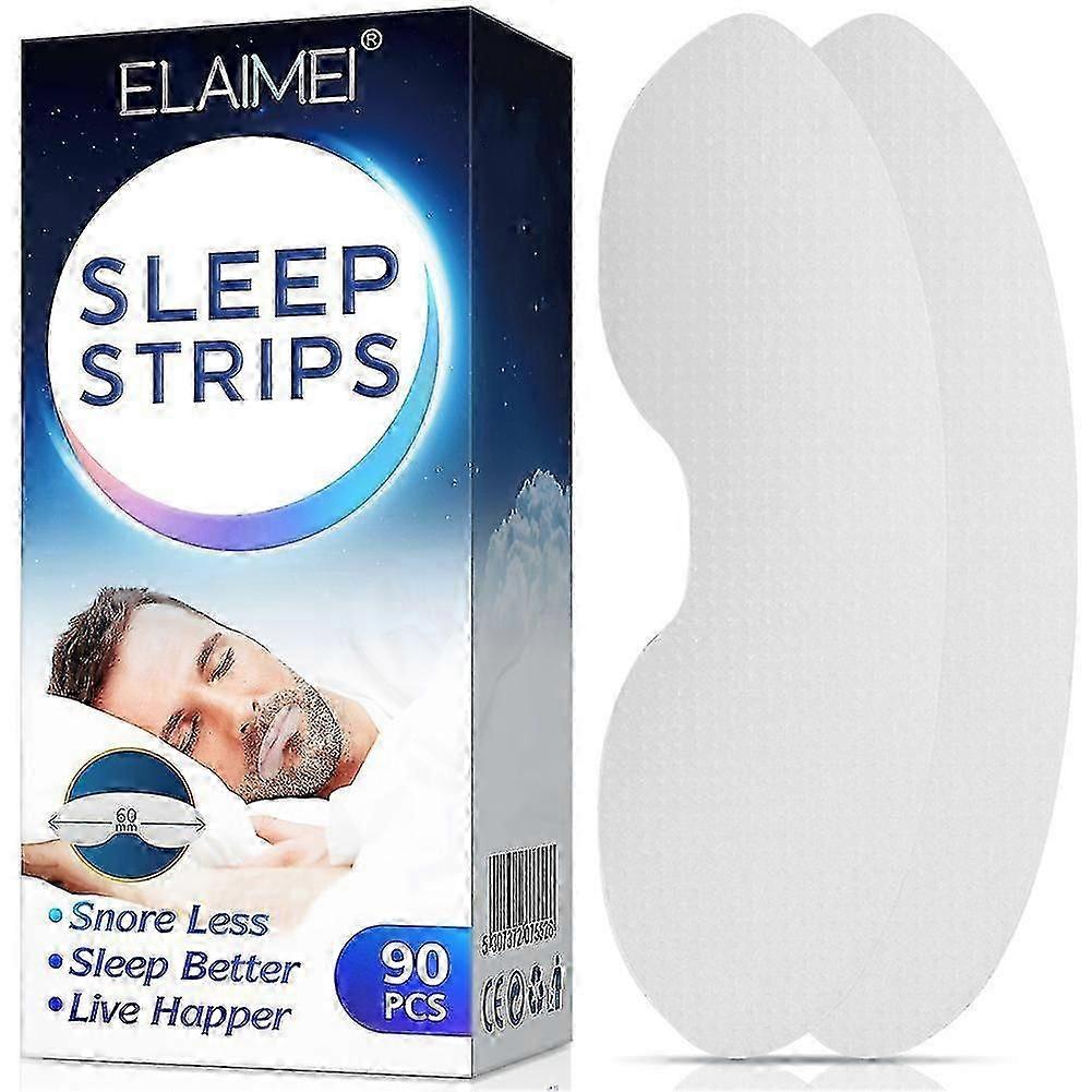 90 Packs Sleep Strips Sleeping Mouth Tape Anti-snoring Closed-mouth Patch