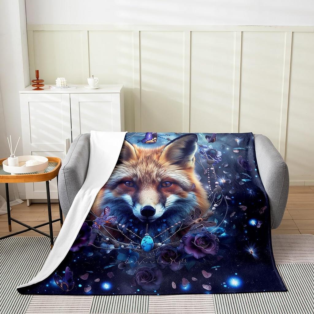 Japanese Style Blanket White Black Crane Throw Blanket Cherry Blossoms Fleece Twin Geometric Plaid Fuzzy Blanket All