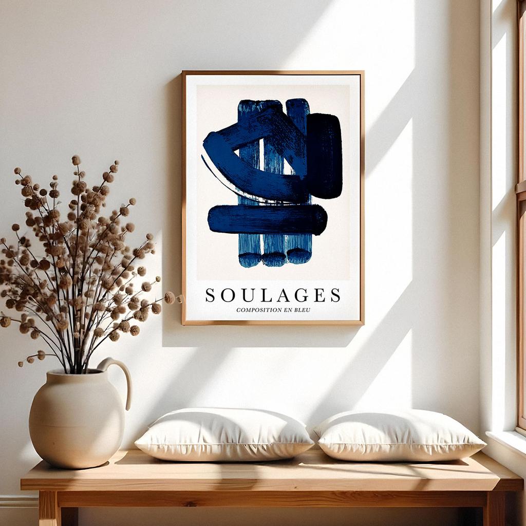 Poster Abstraction Soulages